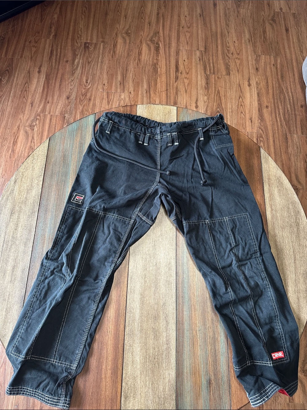 Black Combat CRNR A1 Gi pants